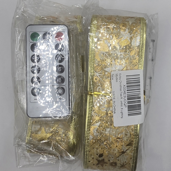 2pc Gold LED Ribbon with Remote - Picture 1 of 15